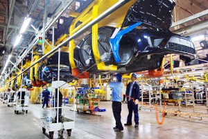 Ford/Mazda’s CC-Link equipped factory in Chongqing, China.